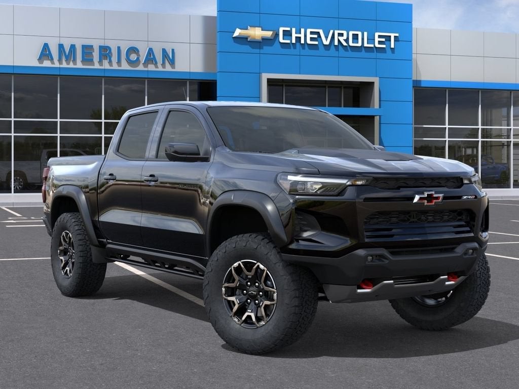 2026 Chevrolet Colorado ZR2 in Black — front three-quarter view