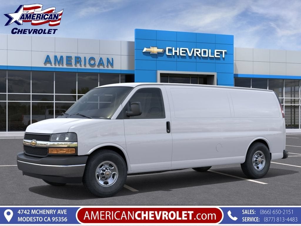 2026 Chevrolet Express Cargo — rear three-quarter view