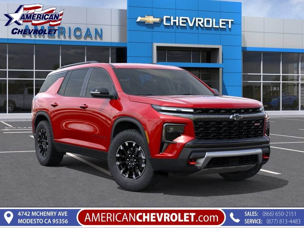 2026 Chevrolet Traverse Z71 in Radiant Red Tintcoat — front three-quarter view