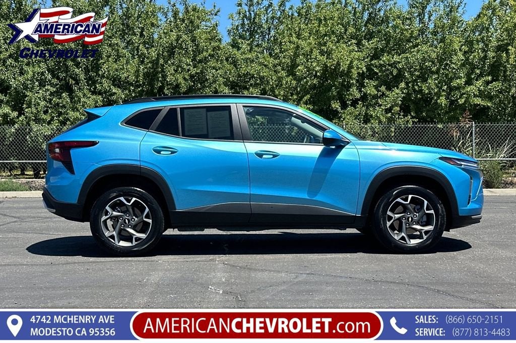 2025 Chevrolet Trax — rear three-quarter view