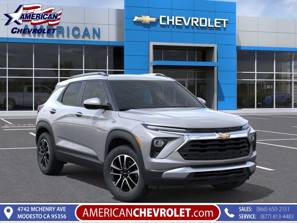2026 Chevrolet Trailblazer LT in Sterling Gray Metallic — front three-quarter view