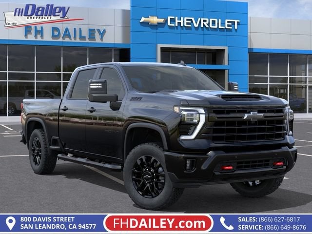 2026 Chevrolet Silverado 2500 HD LTZ in Black — front three-quarter view