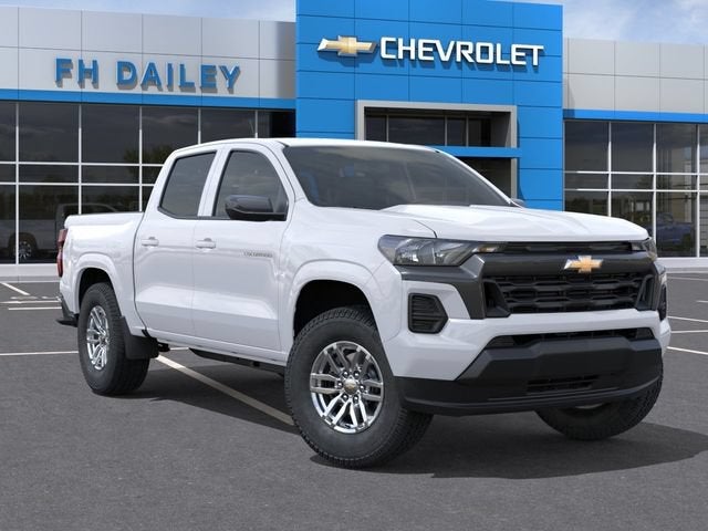 2026 Chevrolet Colorado LT in Summit White — front three-quarter view