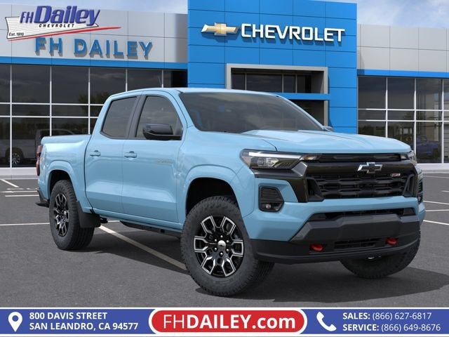 2026 Chevrolet Colorado Z71 in Snowdrift Metallic — front three-quarter view