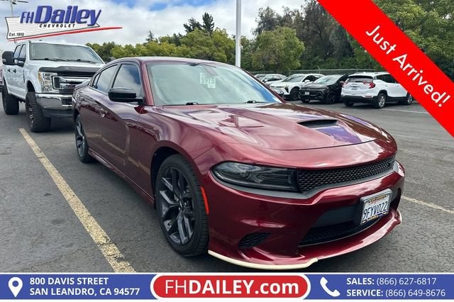 2023 Dodge Charger GT in Octane Red Pear — front three-quarter view