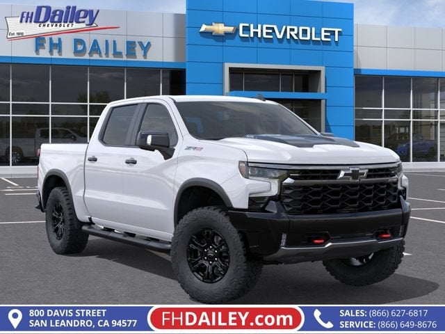 2026 Chevrolet Silverado 1500 ZR2 in Summit White — front three-quarter view