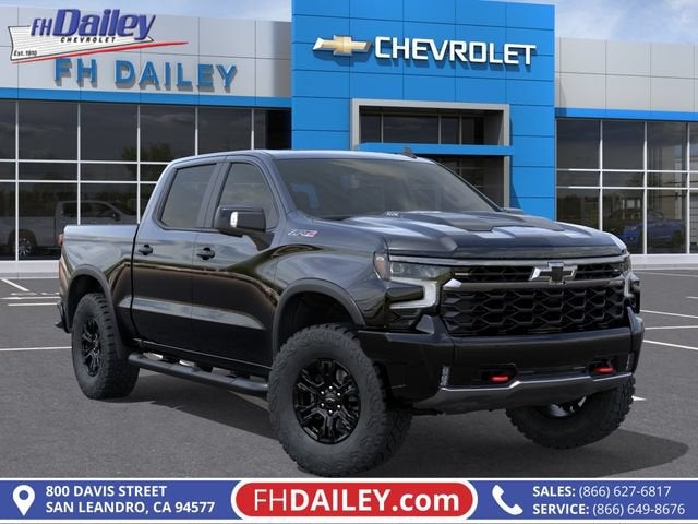 2026 Chevrolet Silverado 1500 ZR2 in Black — front three-quarter view
