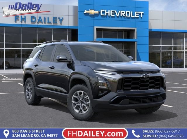 2026 Chevrolet Equinox ACTIV in Mosaic Black Metallic — front three-quarter view