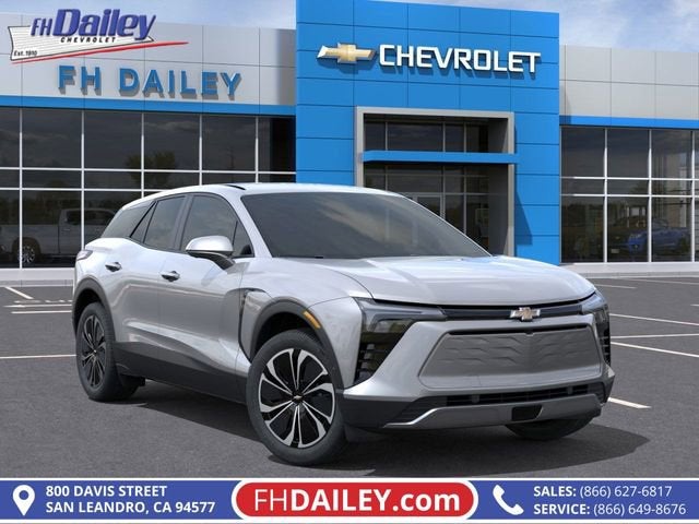 2025 Chevrolet Blazer EV LT in Sterling Gray Metallic — front three-quarter view