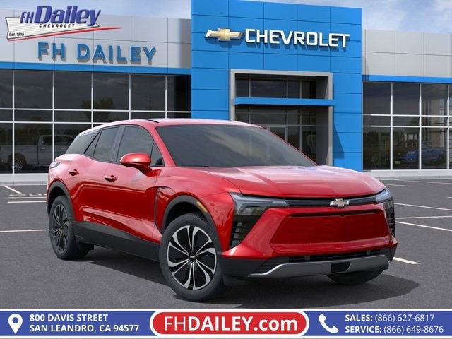 2025 Chevrolet Blazer EV LT in Radiant Red Tintcoat — front three-quarter view