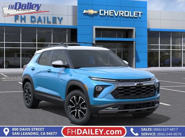 2026 Chevrolet Trailblazer ACTIV in Marina Blue Metallic — front three-quarter view