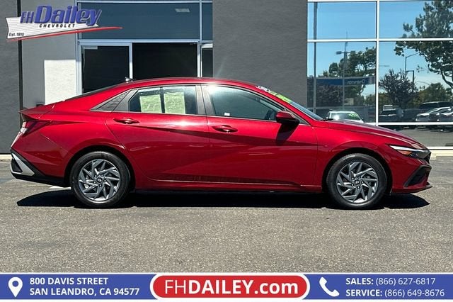 2024 Hyundai Elantra — rear three-quarter view